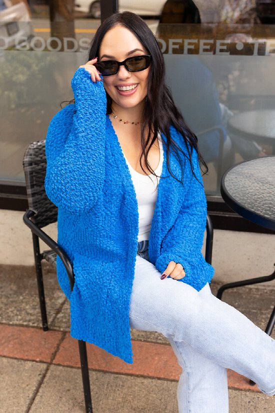 Movie Night Popcorn Cardigan 2.0